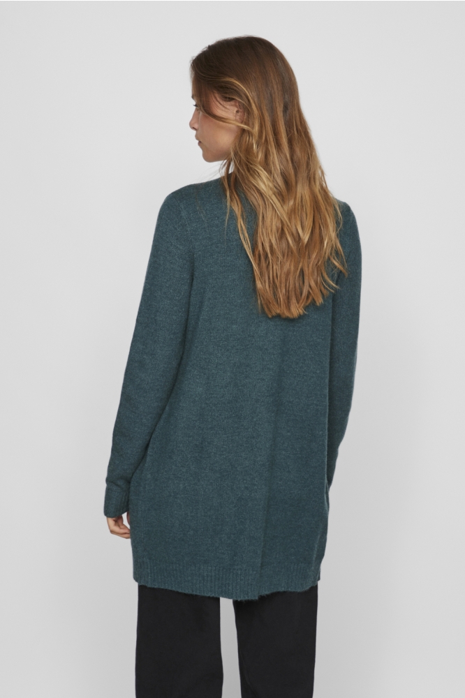 VIRIL OPEN L/S KNIT CARDIGAN - NOOS 14044041 PONDEROSA PINE/DARK